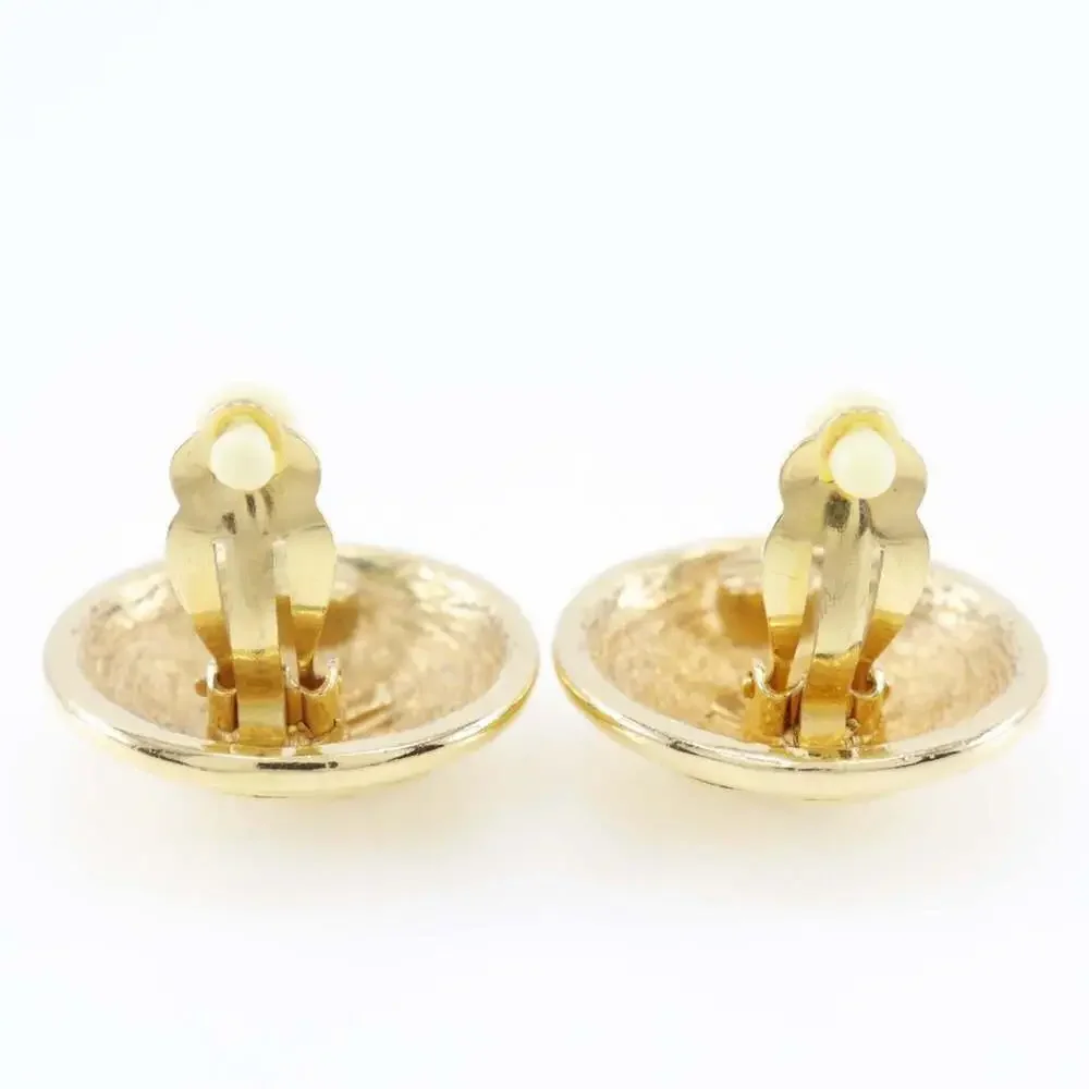 CHANEL Vintage Gold Earrings